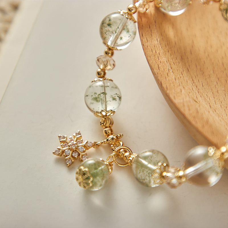 Winter Verdure Crystal Bracelet – A Symbol of Growth, Tranquility & Fresh Energy
