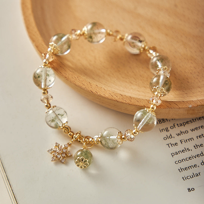 Winter Verdure Crystal Bracelet – A Symbol of Growth, Tranquility & Fresh Energy