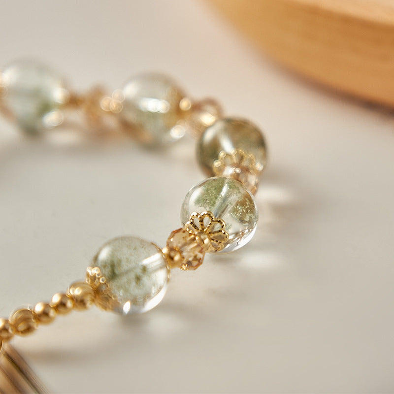 Winter Verdure Crystal Bracelet – A Symbol of Growth, Tranquility & Fresh Energy