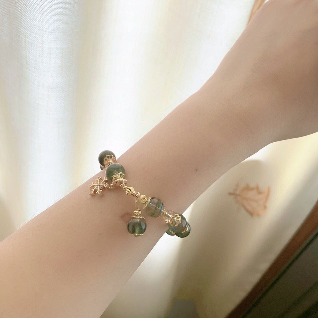 Winter Verdure Crystal Bracelet – A Symbol of Growth, Tranquility & Fresh Energy