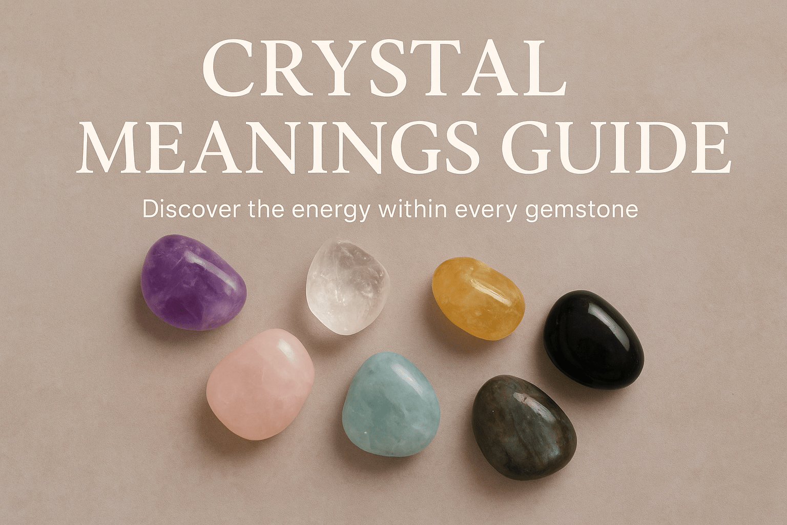 Crystal Meanings Guide - Joyceen Crystal