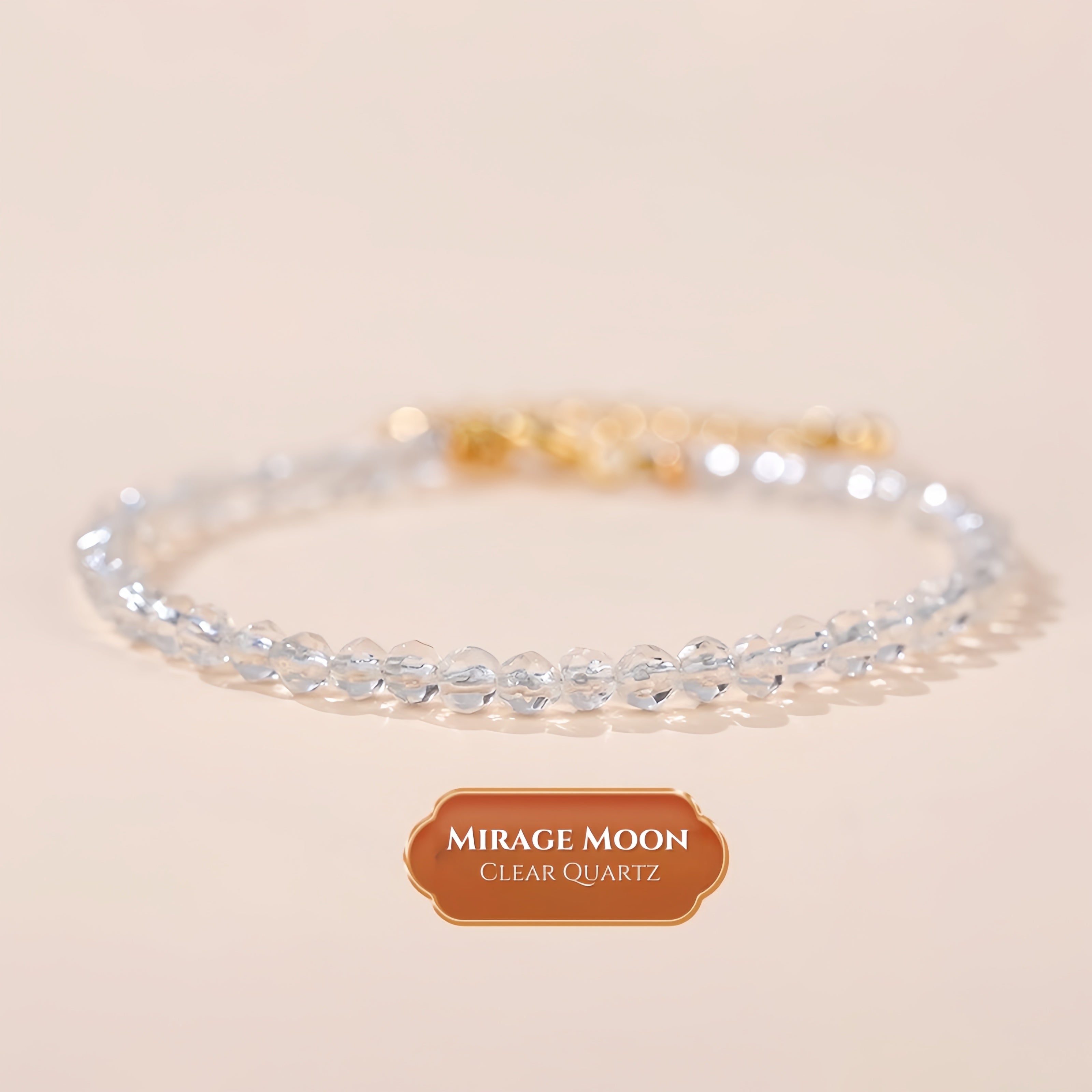 3mm Healing Crystal Bead Bracelets – White Quartz, Prehnite & More