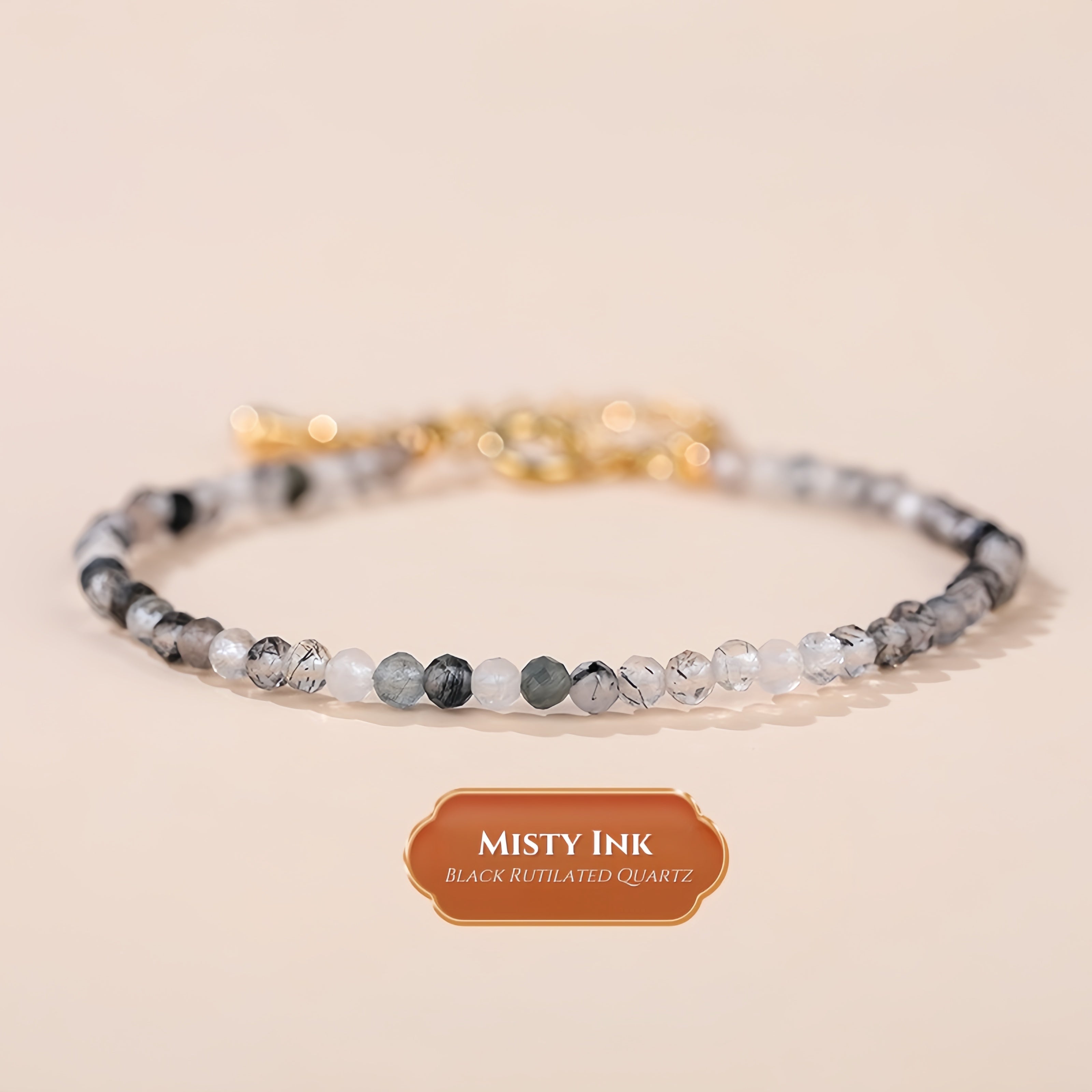 3mm Healing Crystal Bead Bracelets – White Quartz, Prehnite & More
