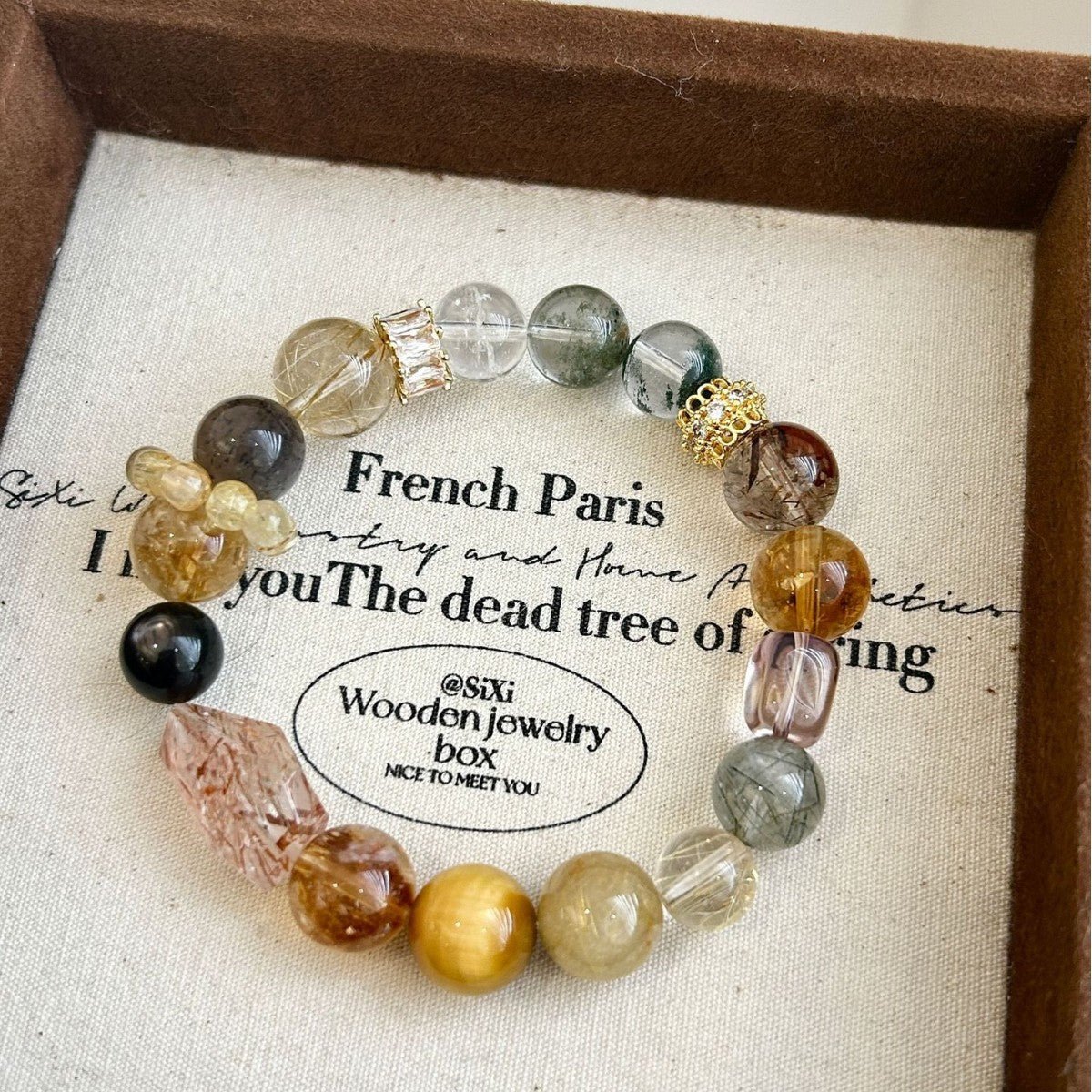 Eternal Fortune Multi - Gemstone Crystal Bracelet for Wealth, Protection & Vitality - Joyceen Crystal