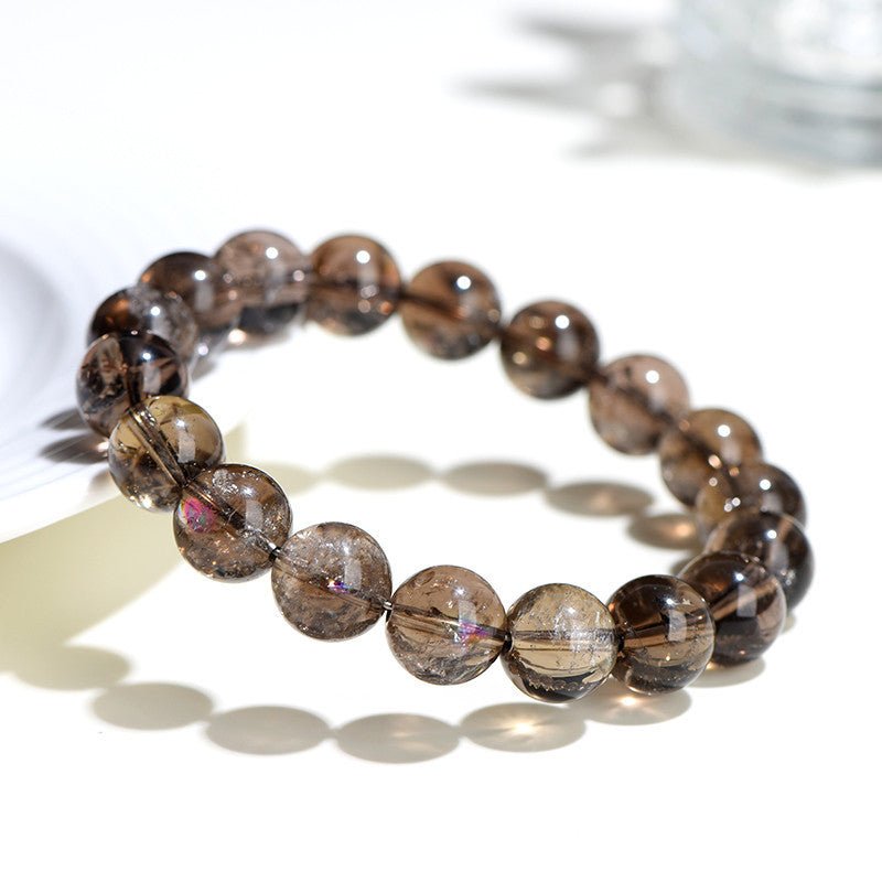 Joyceen Twilight Radiance Smoky Azeztulite Crystal Bracelet for Balance & Inner Strength - Joyceen Crystal